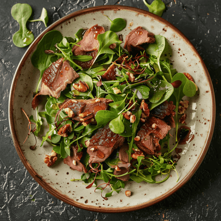 Salade Composée Avec Magret De Canard Séché