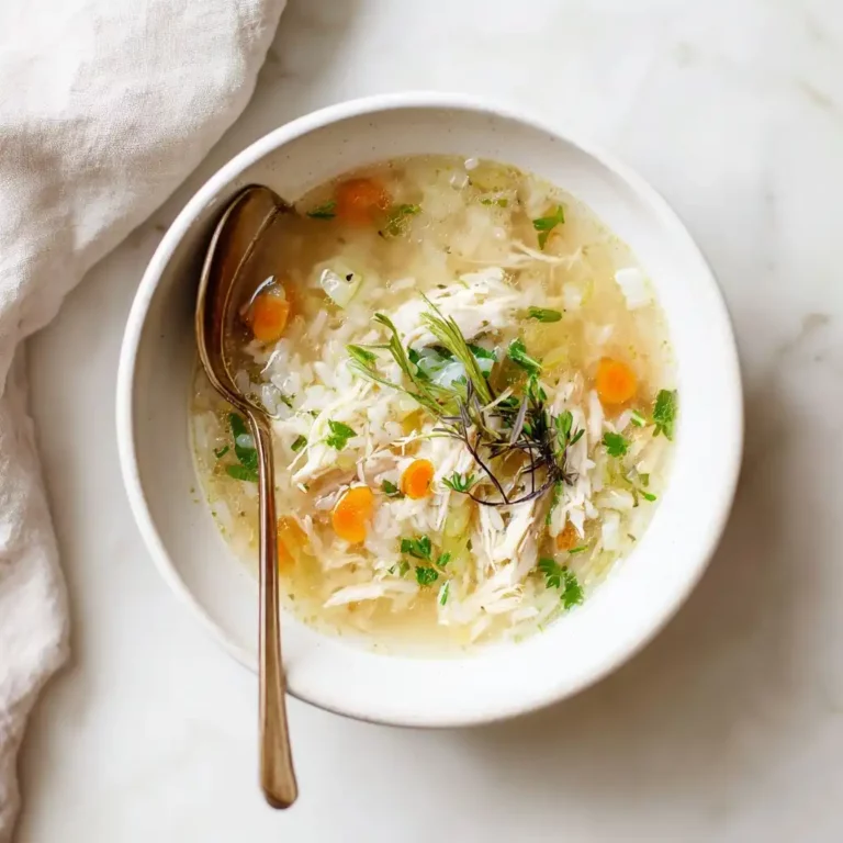 Soupe claire sans résidu servie dans un bol blanc sur plan marbre, recette digeste et légère.