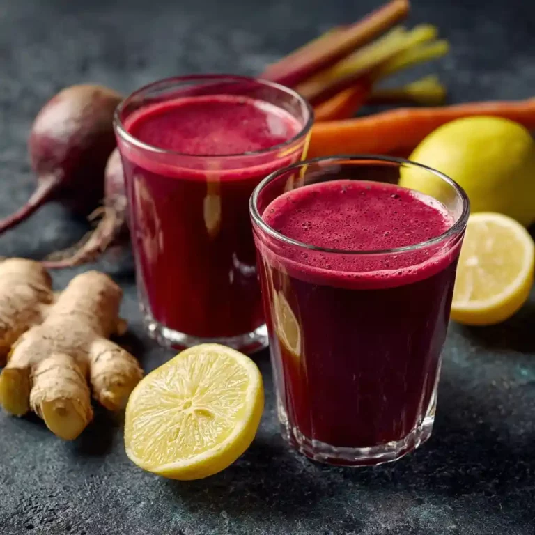 Jus detox foie betterave pomme citron : recette simple et naturelle