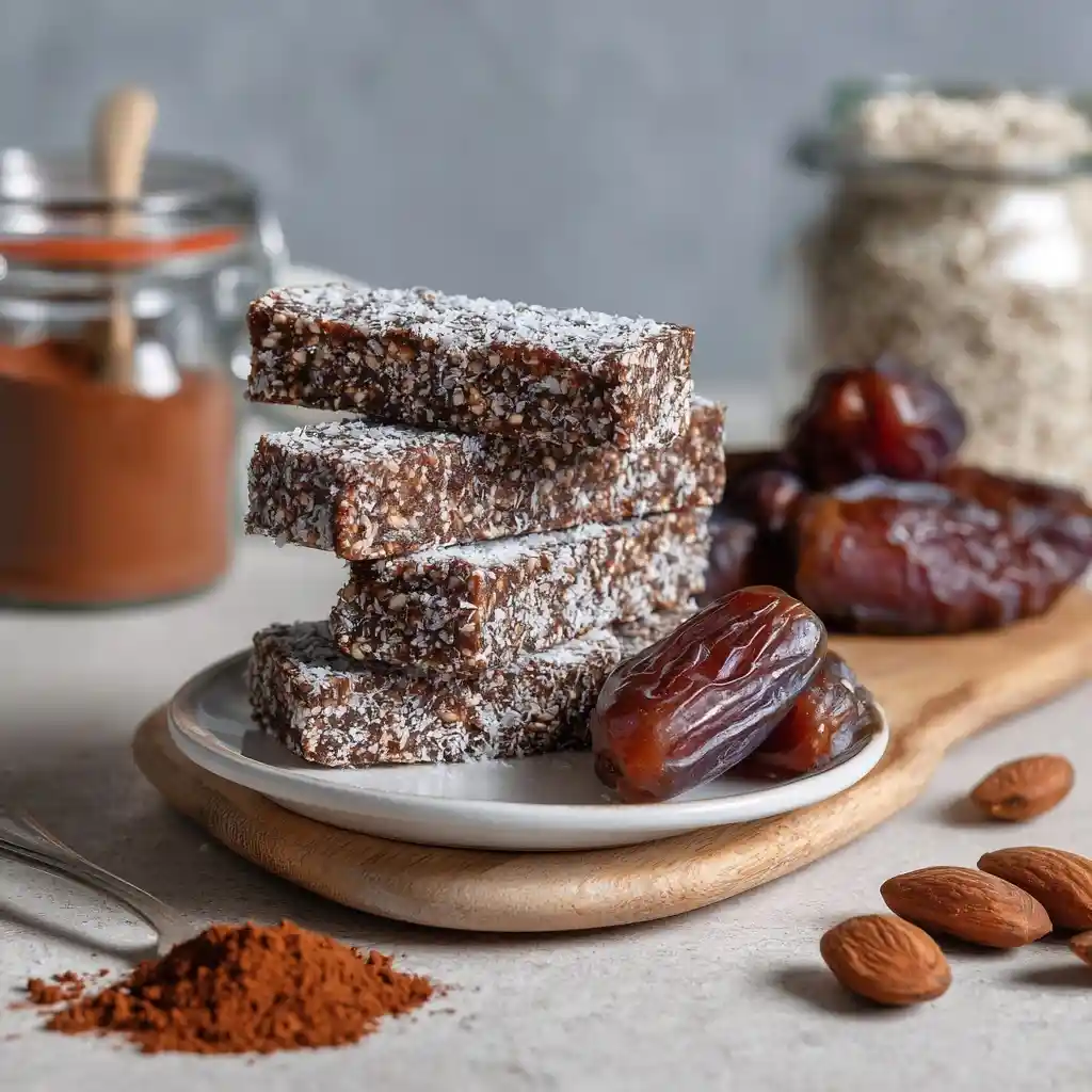 Barres Aux Dattes Sans Cuisson