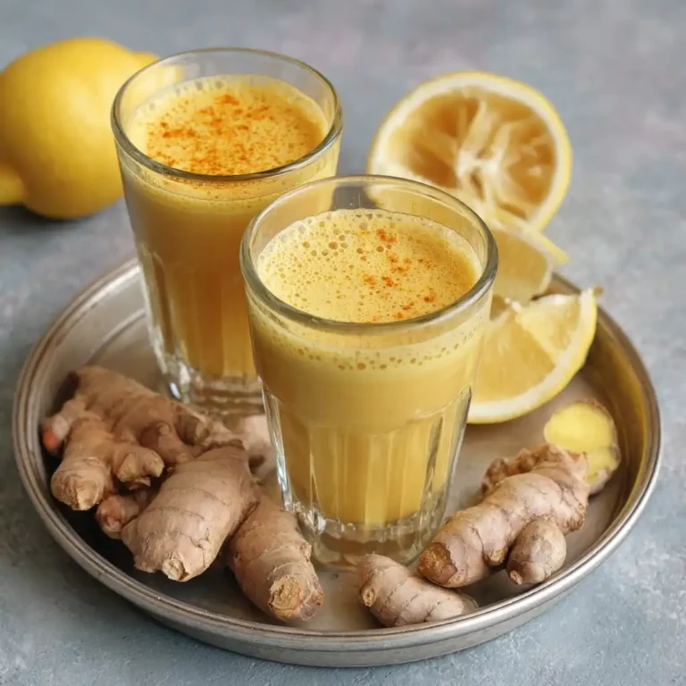 Jus détox foie citron gingembre curcuma : recette simple et naturelle